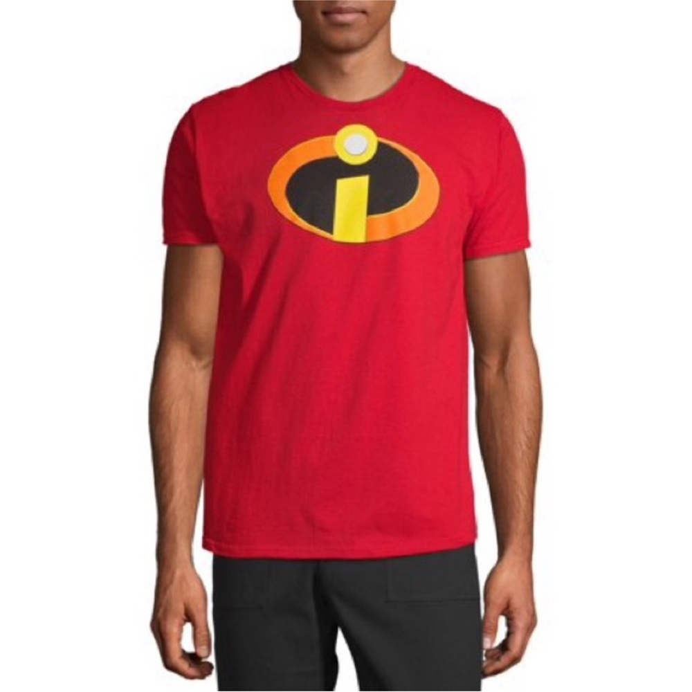 Disney Parks Incredibles T Shirt Red L Short Sleeve Tee